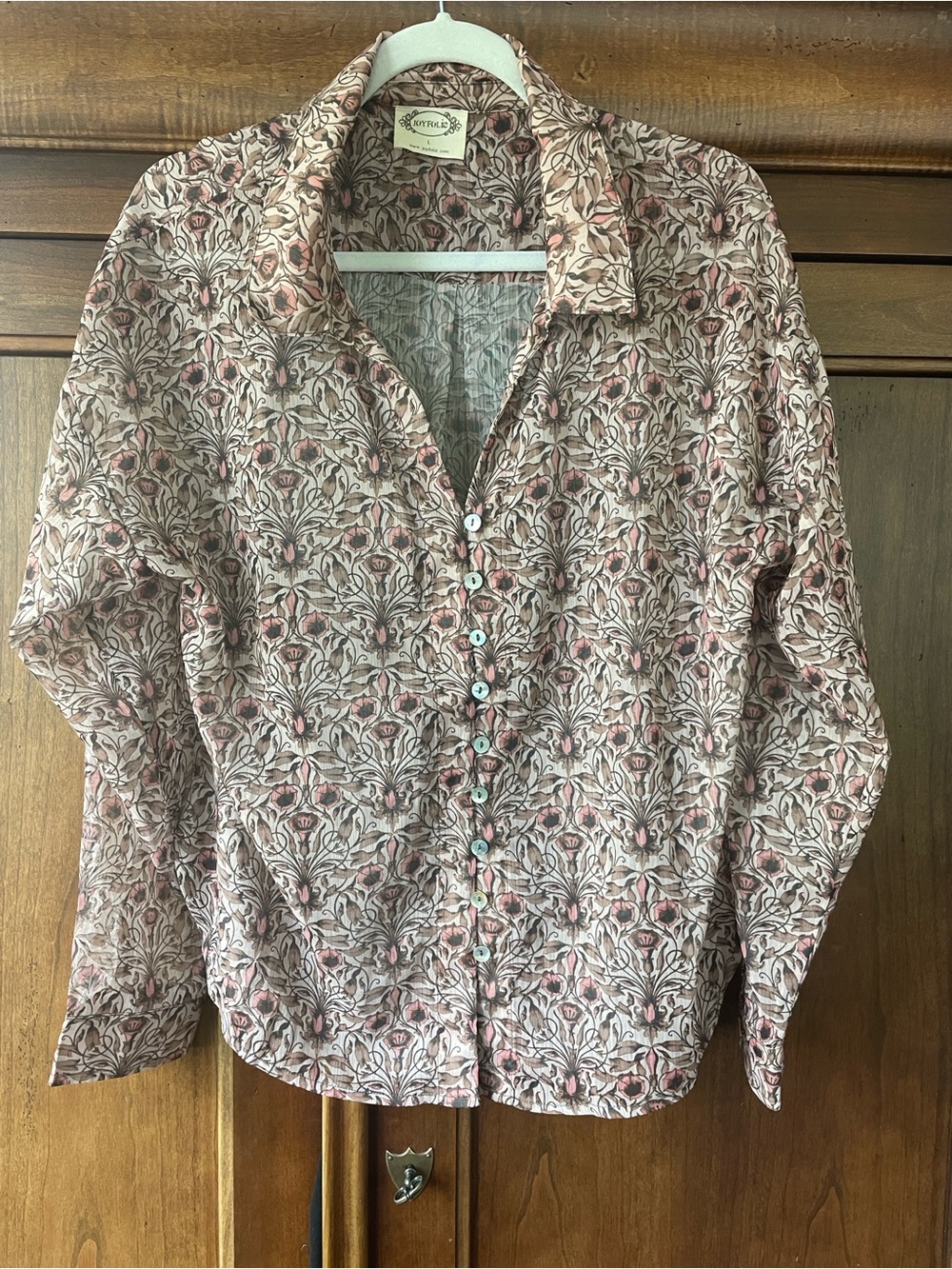 Joyfolie Agnes Blouse in Vine Floral - Picture 10 of 13